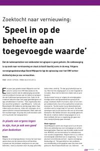 vernieuwing zoektocht