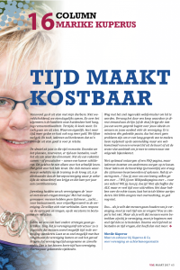 VM Column Tijd maakt kostbaar